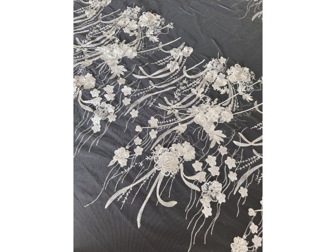 Svatební krajka 3D Kristýna ivory