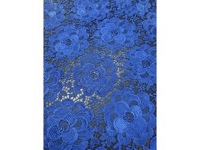 Krajka Macrame, královská modř