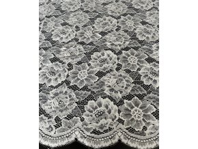 Svatební krajka Mischell, bílá