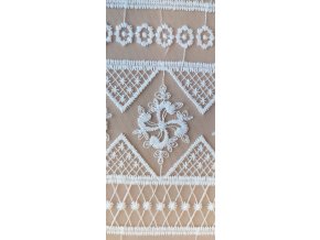 Svatební krajka Šárka ivory