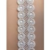 Krajkový pruh typu "macrame" 6 cm