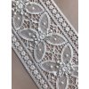 Krajkový pruh typu "macrame" 12,5 cm