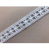 Krajkový pruh typu "macrame" 25 mm