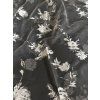 Organza s potiskem off-white