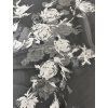 Organza s potiskem off-white