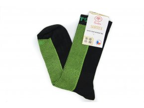Dospelácke športové ponožky s merinom zelené