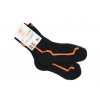 Detské froté ponožky s merinom čierne