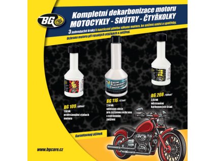 BG 6900 KIT dekarbonizace pro 4-taktní motocykly