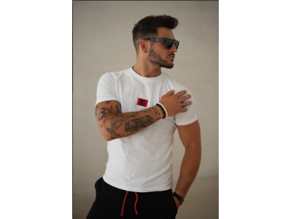 Pánske tričko BG BRO | BIELA