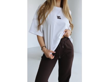 Dámske tričko BG OCEAN | BIELO ​​- ČOKOLÁDOVÉimage00045