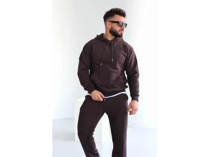 Pánska mikina BG KANGOO | ČOKOLÁDA