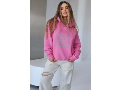 Dámska mikina BG DIAMOND | RUŽOVÁ