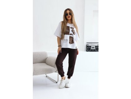 Dámske tričko BG CHOCO | BIELA