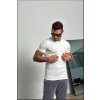 Pánske tričko BG V-NECK | BIELA