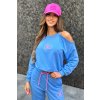 Dámska tepláková súprava BG FUSION | MODRÁ