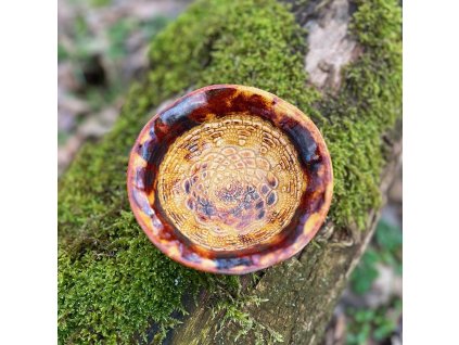 Malá Miska Hnědá Mandala