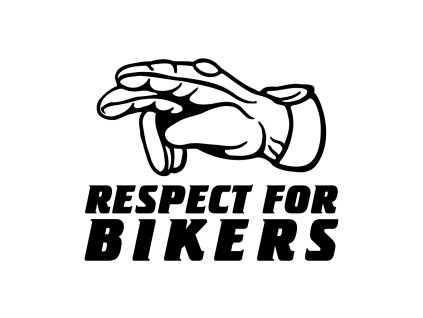 respect for bikers rukavice černá