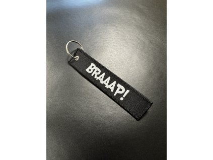 Vyšívaná Klíčenka - Braaap!