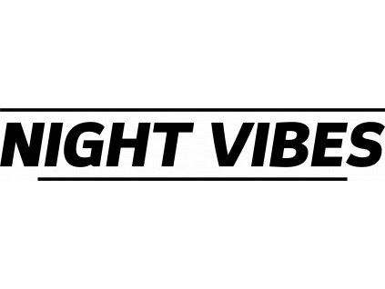 samolepka NIGHT VIBES
