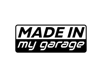 made in my garage černá