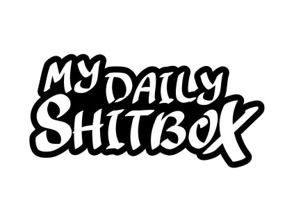 my daily shitbox černá
