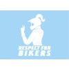 enduro respect for bikers girl bílá
