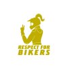 enduro respect for bikers girl zlatá
