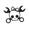 MECHANIC SKULL GIRL 1