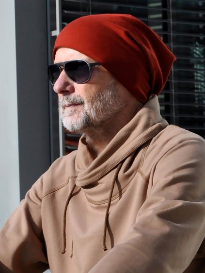 Pánská hřejivá čepice VINCENC brick od BHiStyle 1