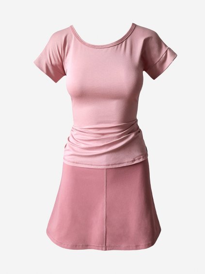 Sportovní bavlněná sukně JASMINE powder pink 4