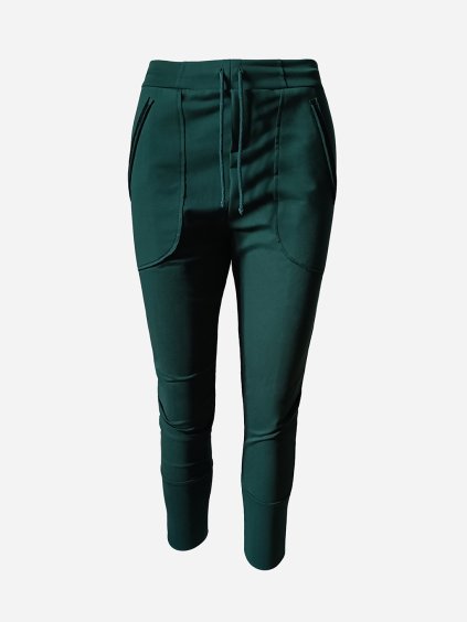 Dámské tepláky baggy ROXANE jungle green od BHiStyle 2