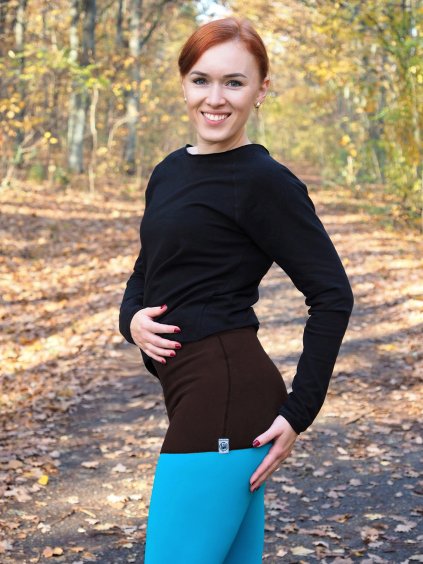 Double back warmer ROSE dark brown hnědá bhistyle 1