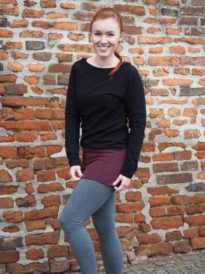 Double back warmer ROSE red grape bhistyle 1