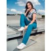 Stylove damske teplaky rovne Aurelia petrol bhistyle 1