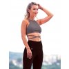 sportovni zavazovaci podprsenka pole dance art hana mocha coffee bhistyle 1a