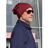 Pánská teplá čepice MAX wine red od BHiStyle 1