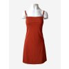 Sportovní šaty na ramínka GABRIELLE dark saffron orange 1