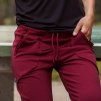stylove damske kalhoty roxane bordo
