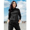 Dámská mikina s rolákem ESTHER balck BHiStyle 1a