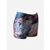 Fitness shorts kraťasy s vysokým pasem AMANDA dark colors od BHiStyle 2