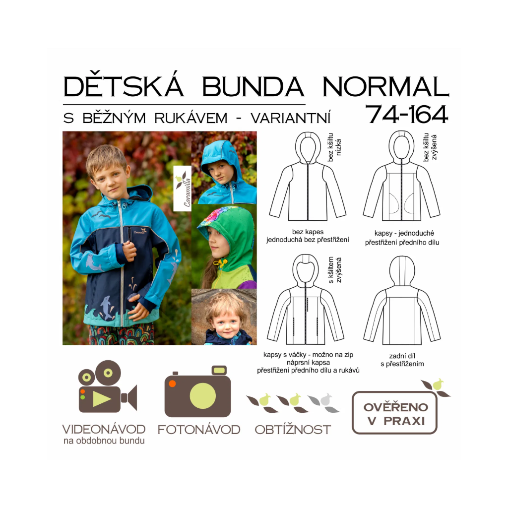 caramilla_detska_bunda_normal_tisteny_strih