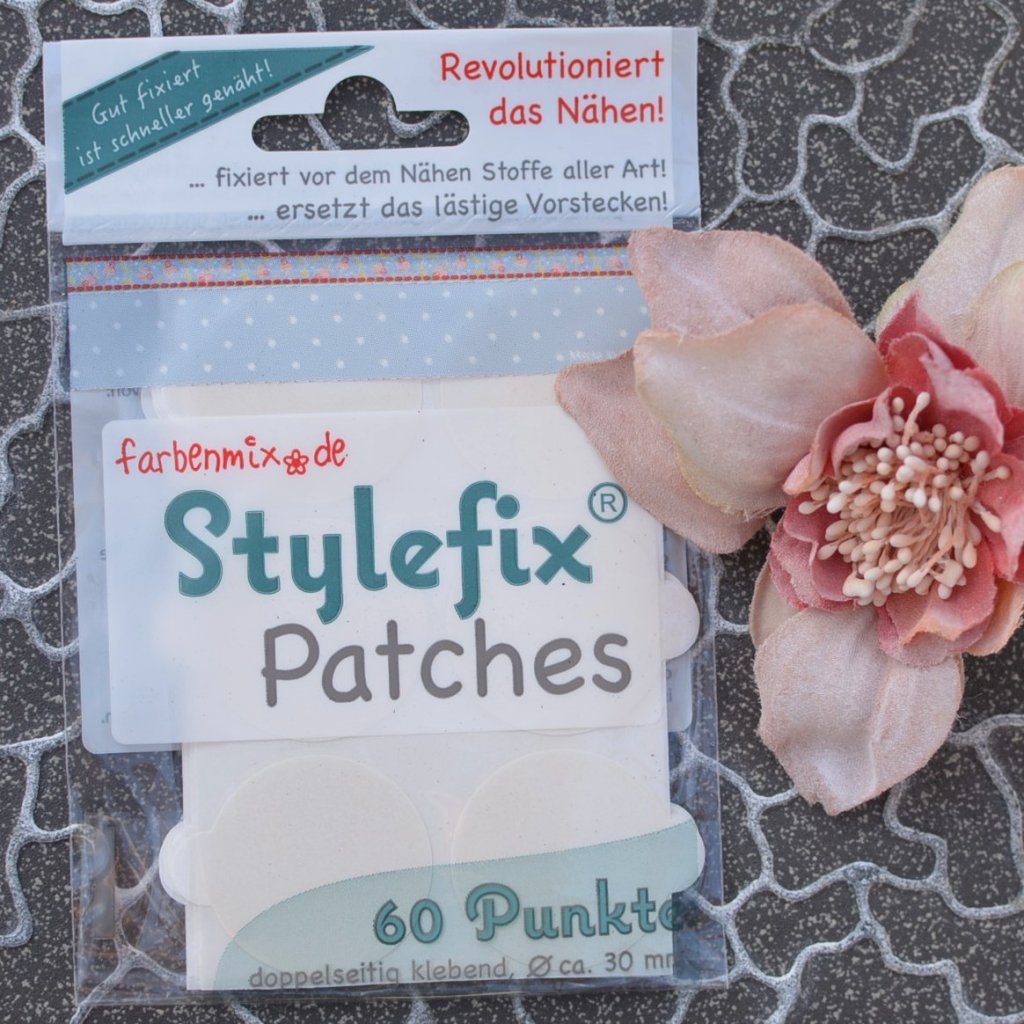 Stylefix patches 30 mm - oboustranně lepící lkolečka na textil, 60 ks