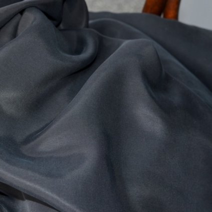 TENCEL® / CUPRO® Matt Satén, černý
