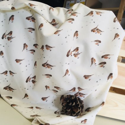 úplet "ptáčci" od Family Fabrics