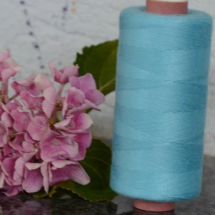 niť návin 1000 m světle modrá tyrkys