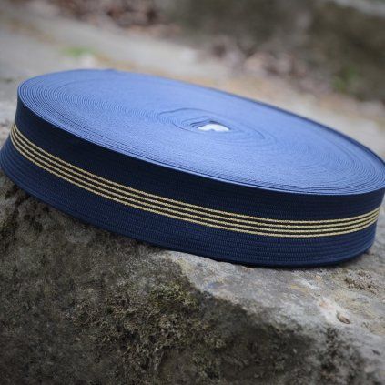 0,5 m guma do pasu "navy blue" 4 cm