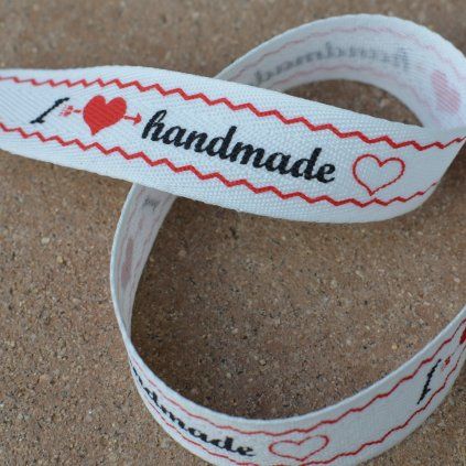 0,5 m stuha - I love handmade 15 mm