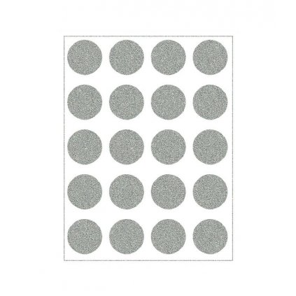 reflexní nažehlovací potisk - Puntíky