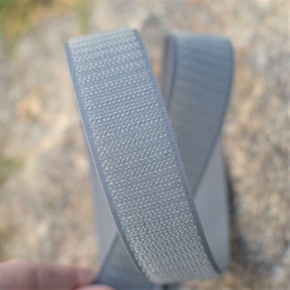 0,5 m suchý zip YKK - 1,6 cm šedý komplet