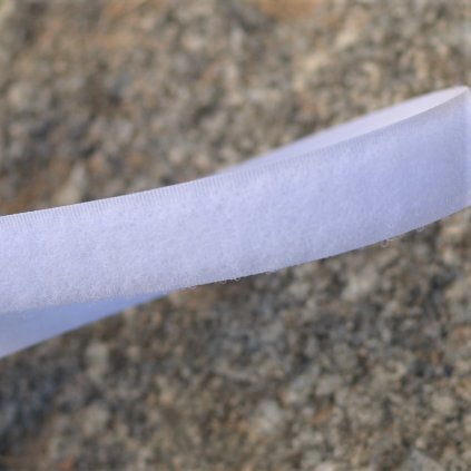 0,5 m suchý zip YKK - 1,6 cm bílý smyčka